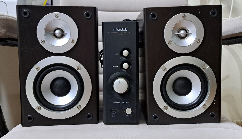 Усилитель звука и колонки для ПК