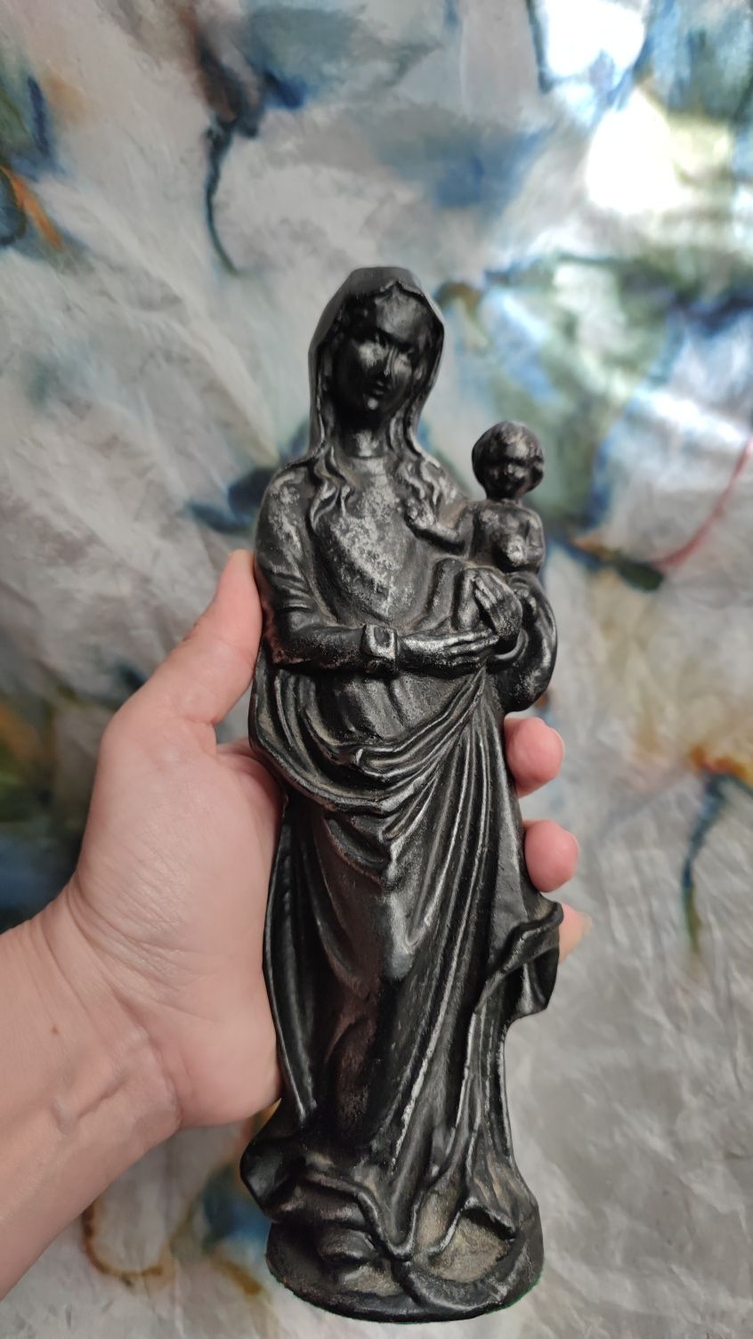Statueta fonta/Maria cu pruncul