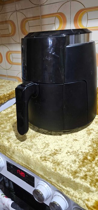 Air fryer deluxe noir