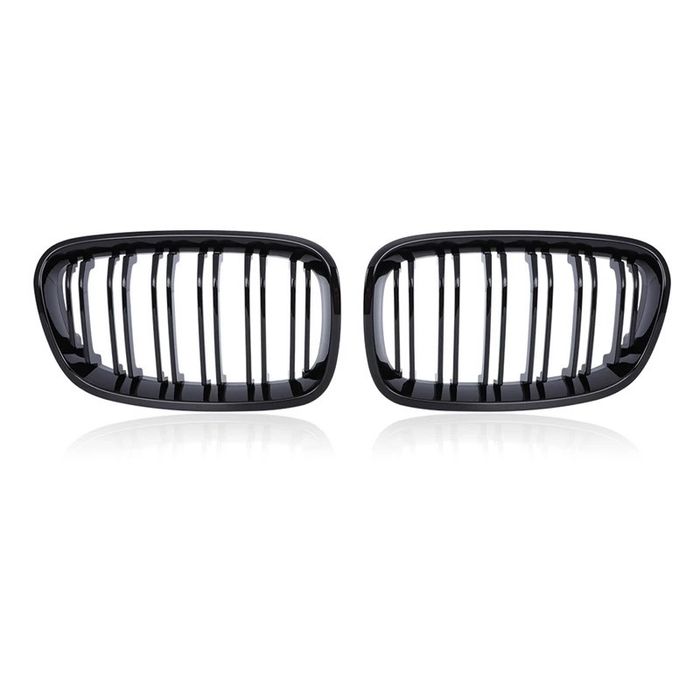 Set grile grila nari Dubla Negru Lucios M Bmw Seria 1 F20 nfl