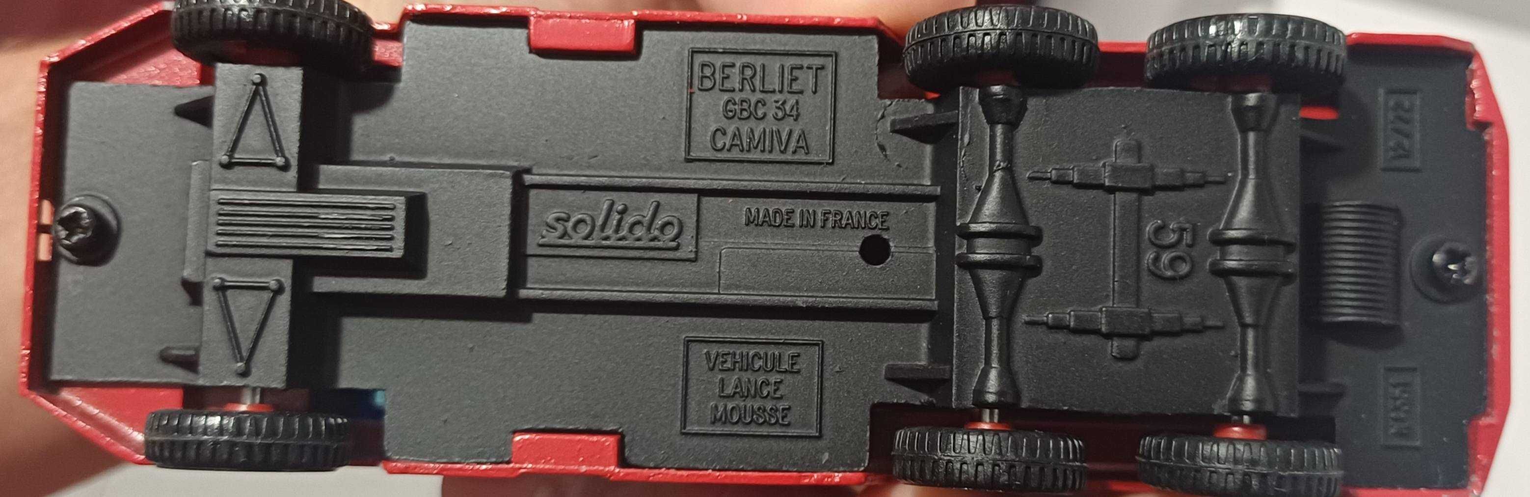 1/50 Berliet Gbc 34 Camiva (Solido)