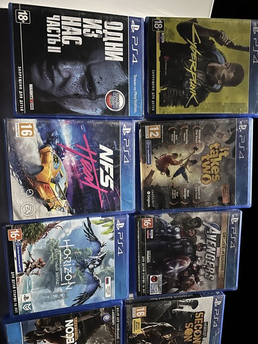 Игры для ps4 ps5 Cyberpunk 2077 Horizon forbidden west Одни из нас 2