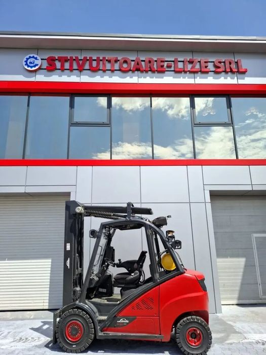 Linde H35T-02, CATARG TRIPLEX Motostivuitor Linde H35T-02, GPL, ORE 4865, An 2018, 3.5 tone