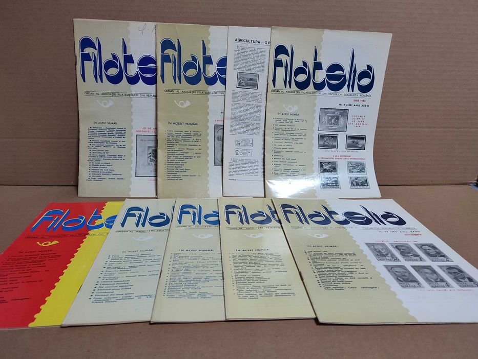 Reviste "Filatelia" 1981-82-83-84-85-90