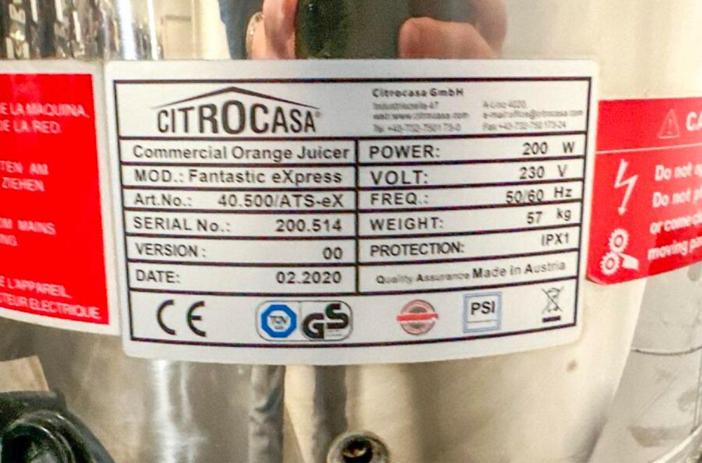 Фреш машина Citrocasa