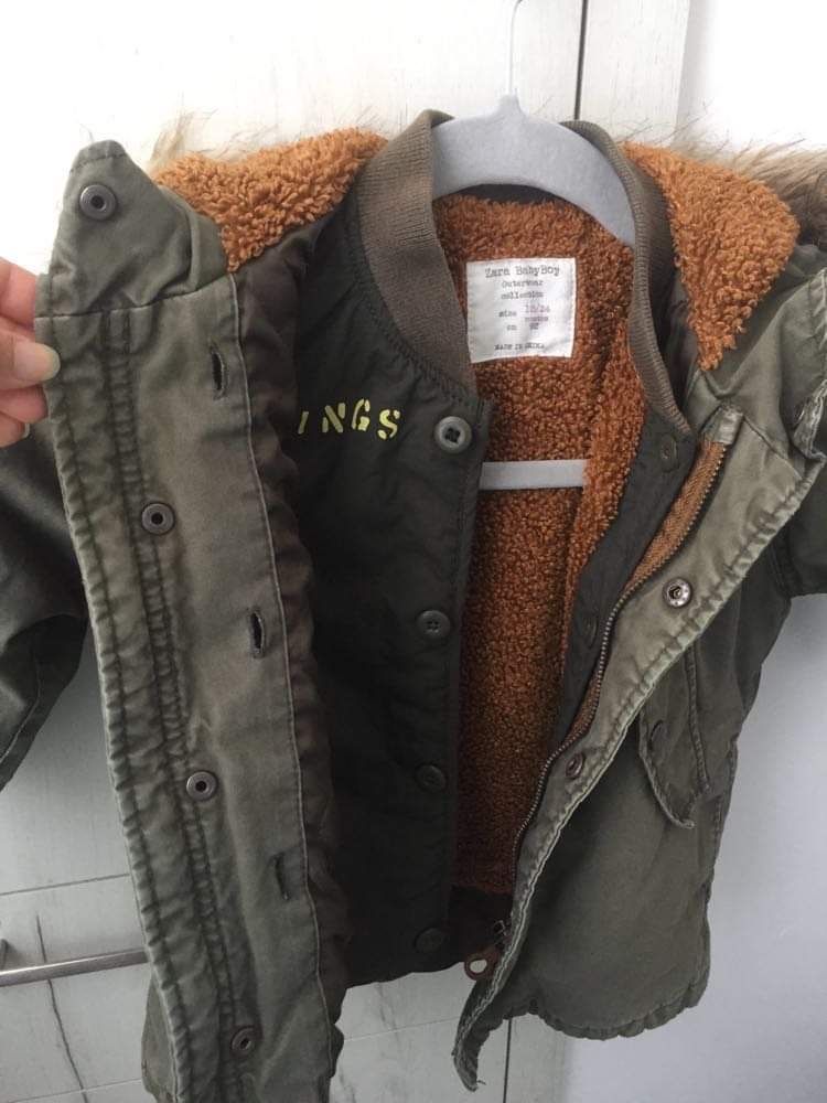 Детско яке ZARA -Парка 2 в 1