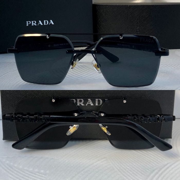 Дамски  Мъжки слънчеви очила с правоъгълни 2 цвята черни