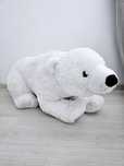 Jucarie de plus urs polar alb 100 cm