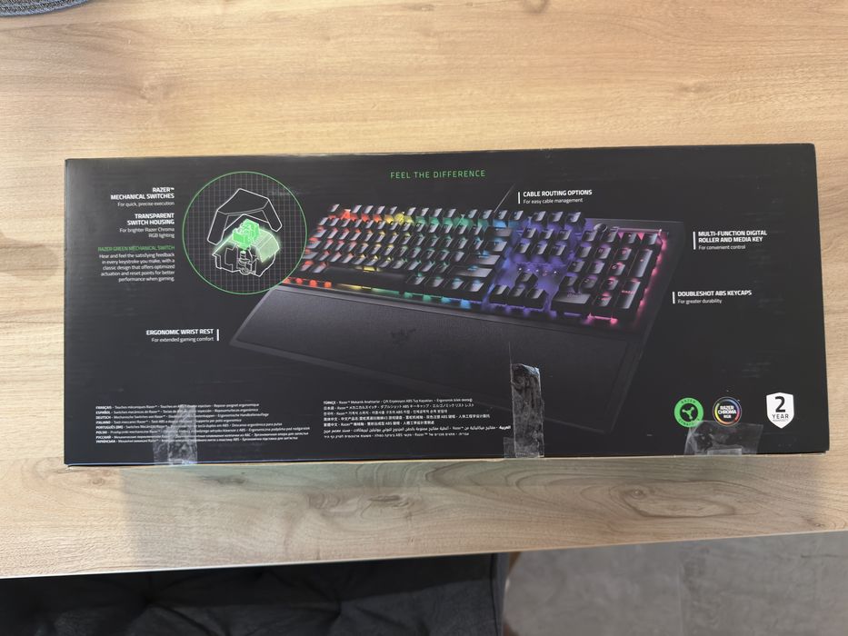 Razer BlackWidow V3 – механична геймърска клавиатура, като нова