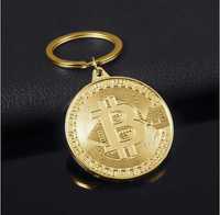 Биткойн ключодържател Биткоин монета сувенирна колекционерска Bitcoin