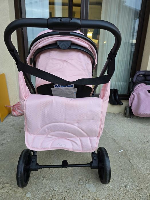 Бебешка розова количка Аура