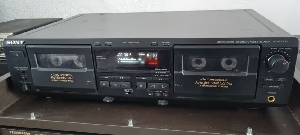 Dublu deck Sony TC WE525 si Luxman K 5A