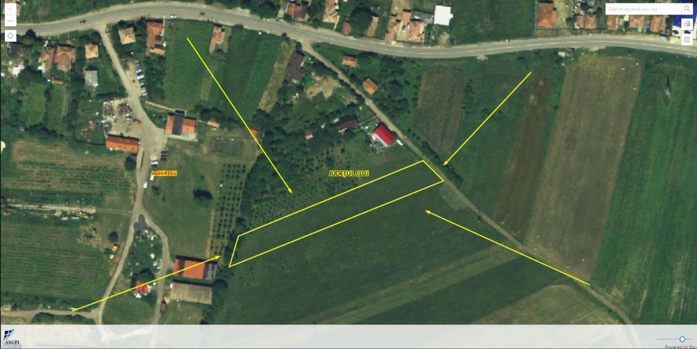 Teren Intravilan | CF | 2900 mp | sat Aghiresu | Cluj