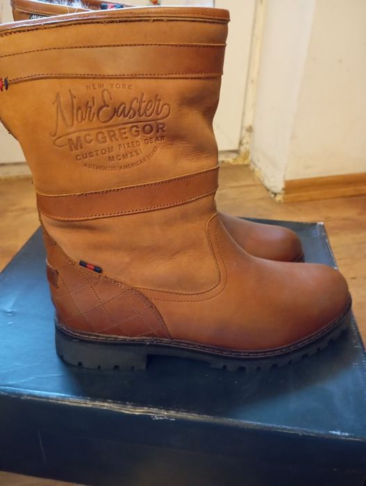 Ghete barbati din piele naturala