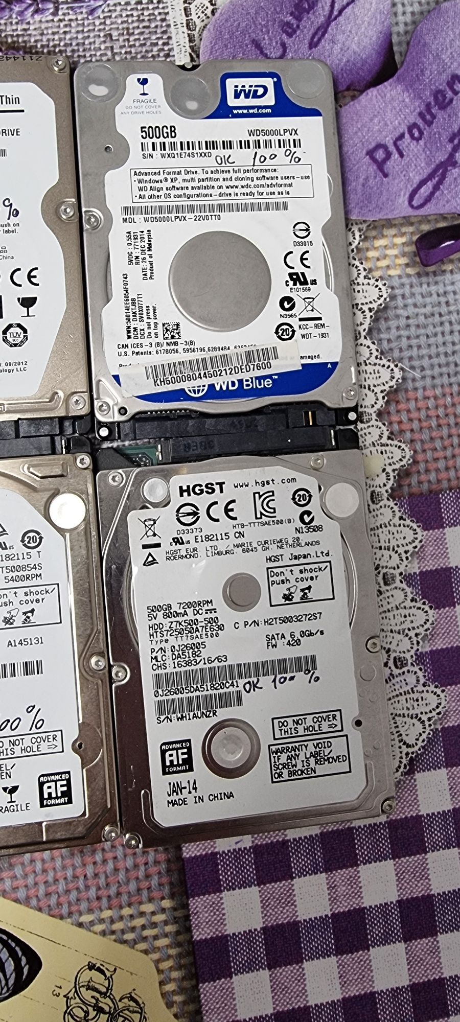 HDD  по  500  GB