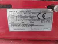 Компрессор 185л/м обьем ресивера 46л 8bar.