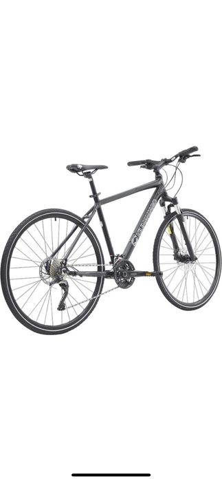 Bicicleta trekking, pentru adulti, X Fact, 22 inch, Negru, 22