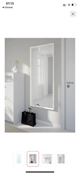 Зеркало от Икеа с подсветкой