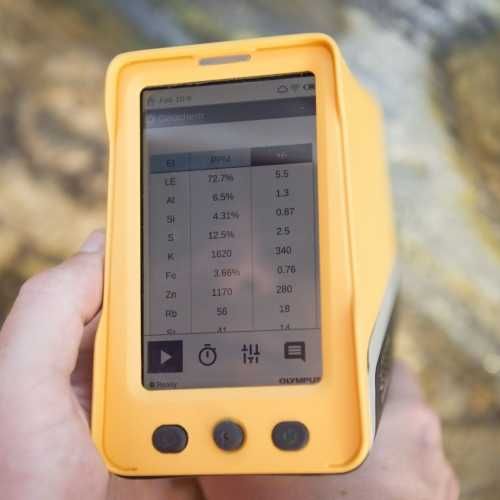 Рентген Спектр XRF Анализ Металл Ювелир Добыча Руда Геология Метеорит