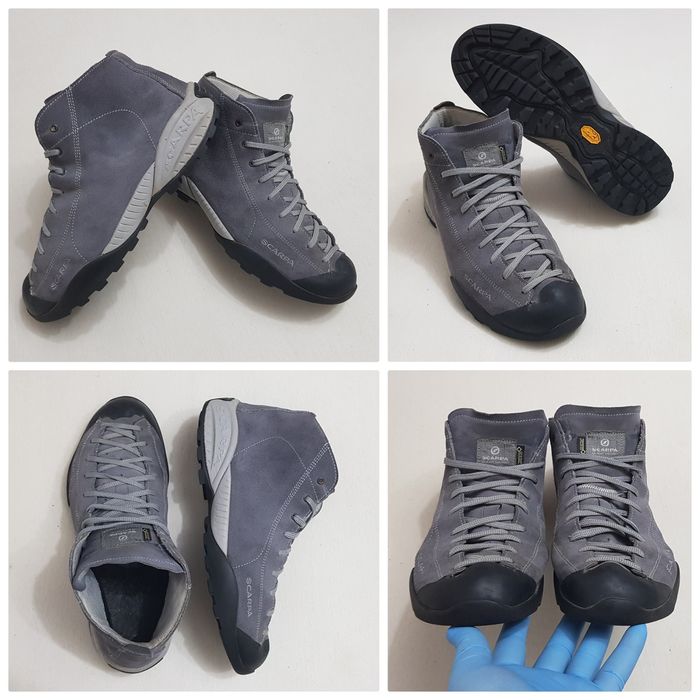 Ghete SCARPA Mojito MID Gore Tex, Vibram, semighete din piele naturală