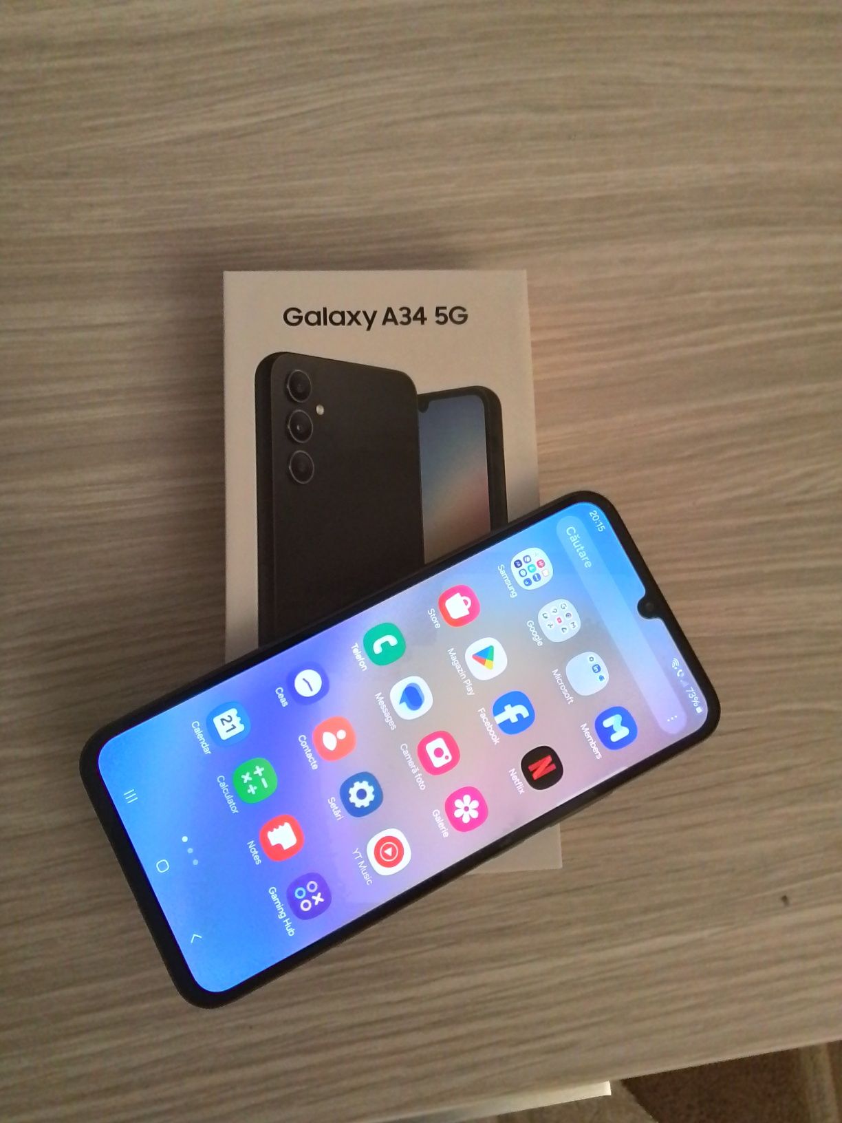 Samsung A34 5G. dual sim. In GARANTIE din septembrie 2023