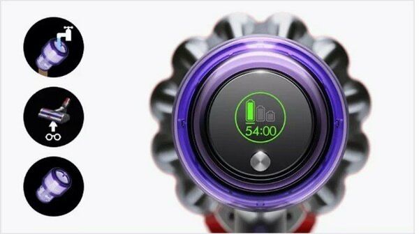 Пылесос Dyson V11 Absolute (SV28) 2023 IN, nickel/blue