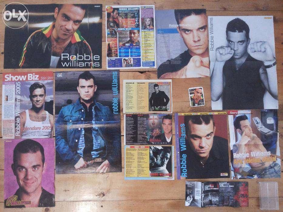 Postere Robbie Williams articole/versuri melodii etc