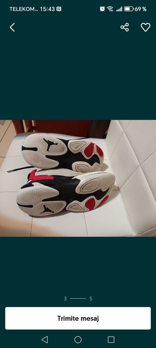 Adidași sport inalti de vanzare, modelul Jordan 4 aura max