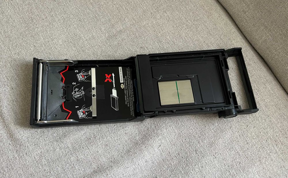 Mamiya Polaroid Land Camera Back pentru camere mediu format vintage