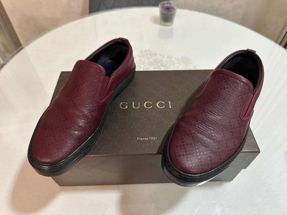 Gucci  Guccissima Leather Slip On si