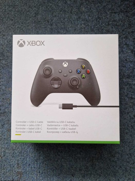 Controler Xbox Wireless, Black + cablu USB-C – nou, sigilat