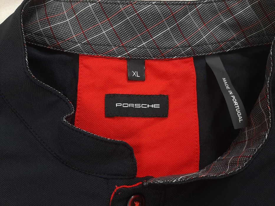 Porsche - Oригинална мъжка тениска с яка размер XL