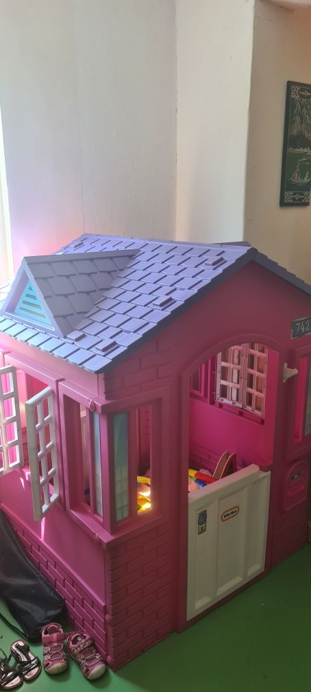 Детска къщичка за игра Little Tikes Розова