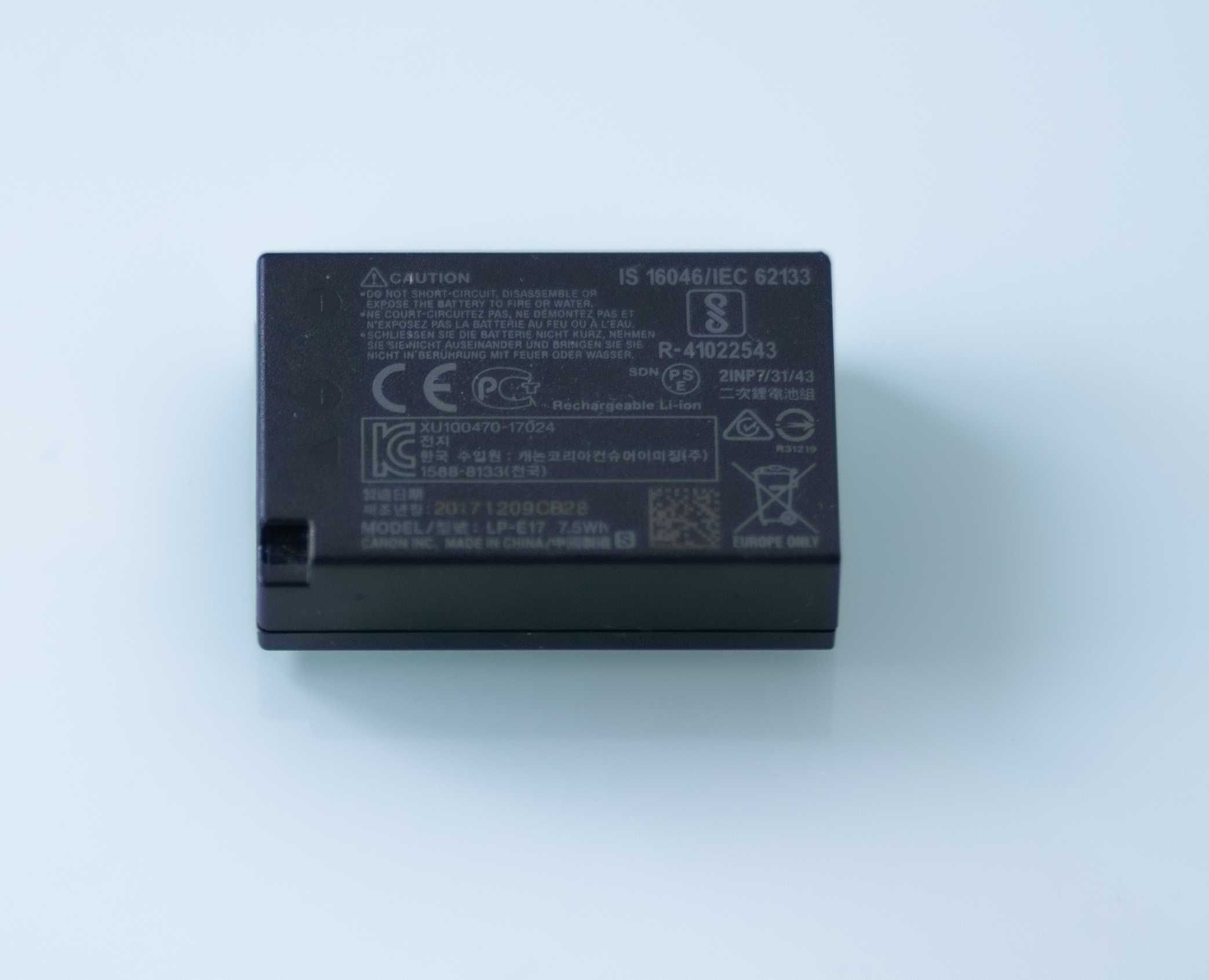 Baterie CANON LP-E17 originala pentru EOS 750D 800D etc