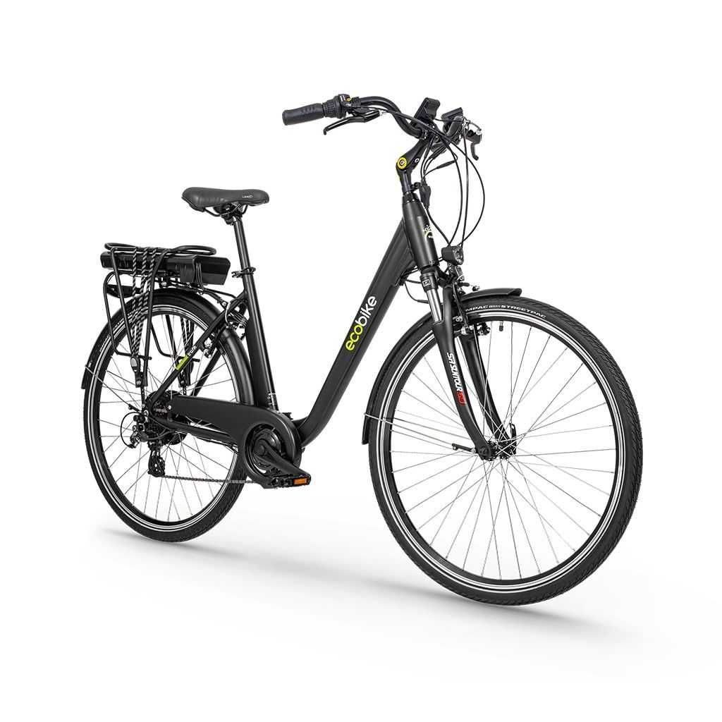 Градски електрически велосипед EcoBike Traffic PRO 350 | черен