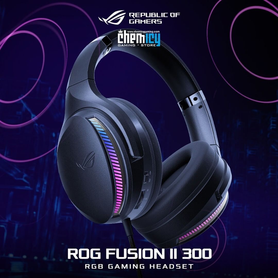 СКИДКА! RGB/7.1 Проводные Игровые Наушники Asus Rog Fusion 2 /300