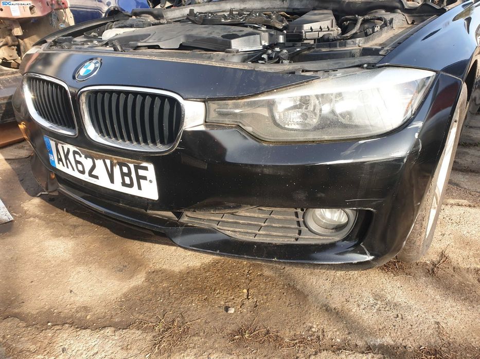 Bara Spoiler Fata cu Imperfectiuni BMW Seria 3 F30 F31 NFL Non Facelift 2011 - 2014 Culoare 668 Schwarz 2 [K0338]