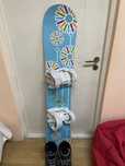 Vand Placa Burton + legaturi si Boots 43