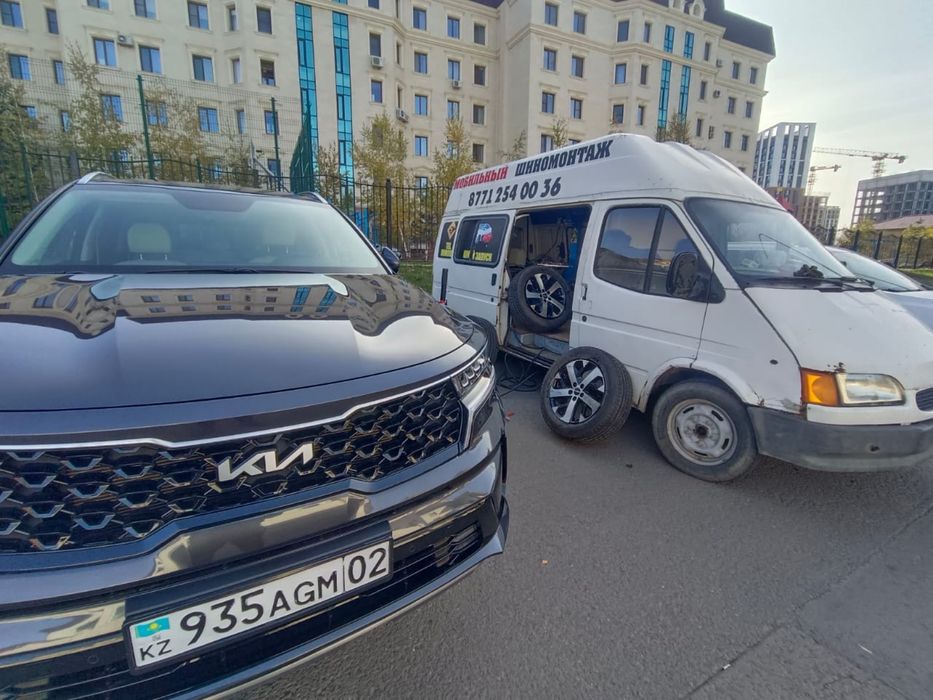 Выездной шиномонтаж мобильный шиномонтажАстана