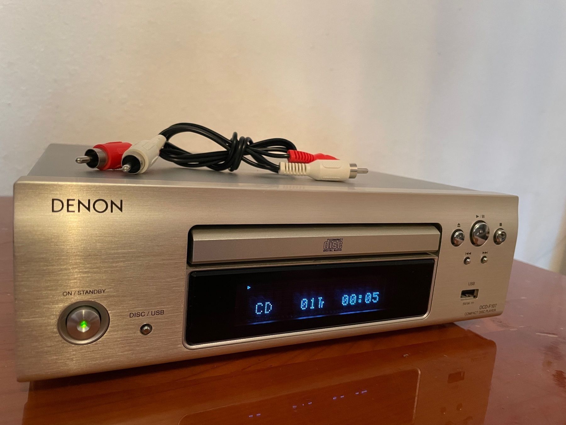 Cd Player Denon Dcd F107/Impecabil/Aparat de Top/Dimensiuni mici/