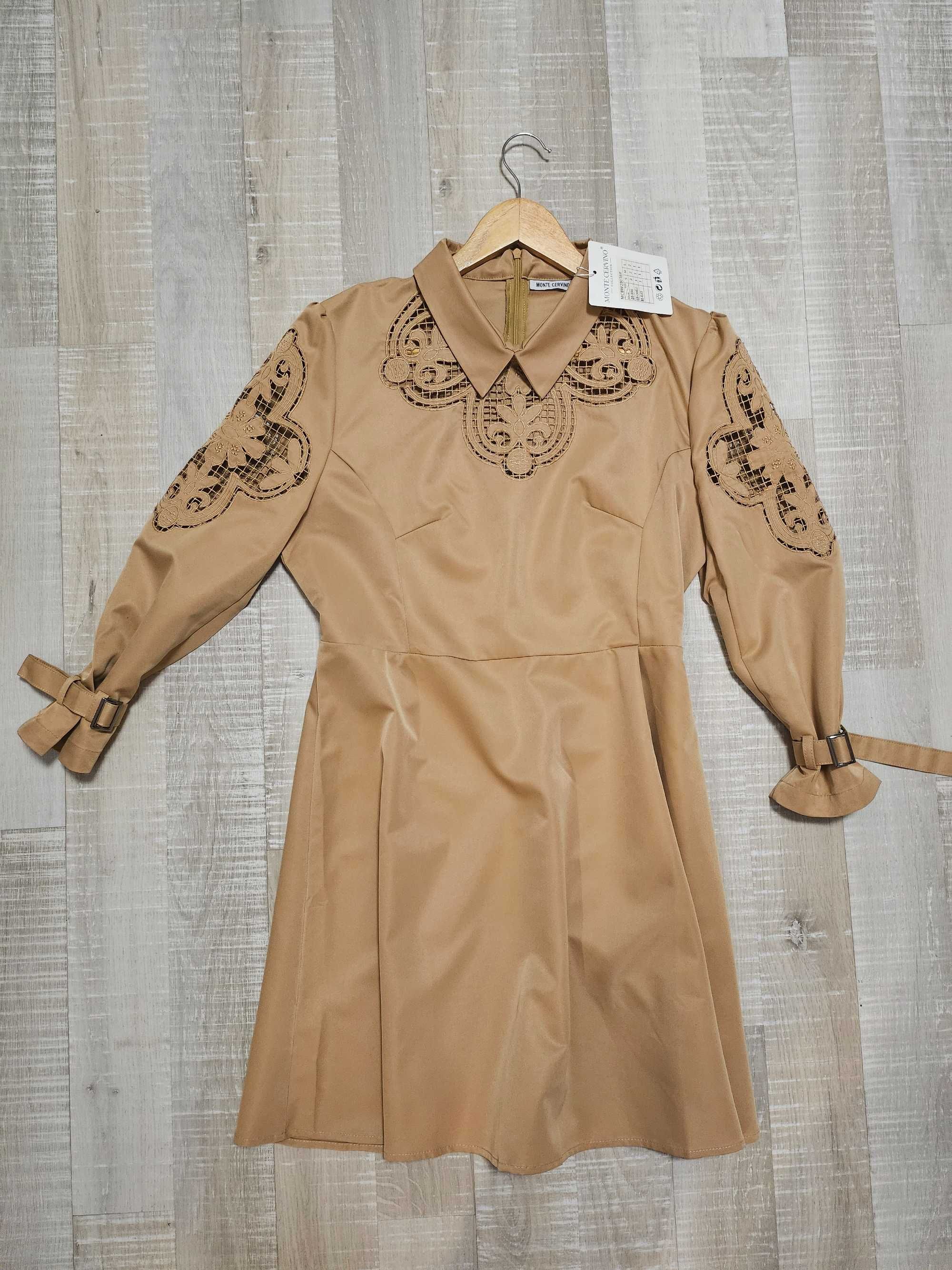 Rochie eleganta/ maro