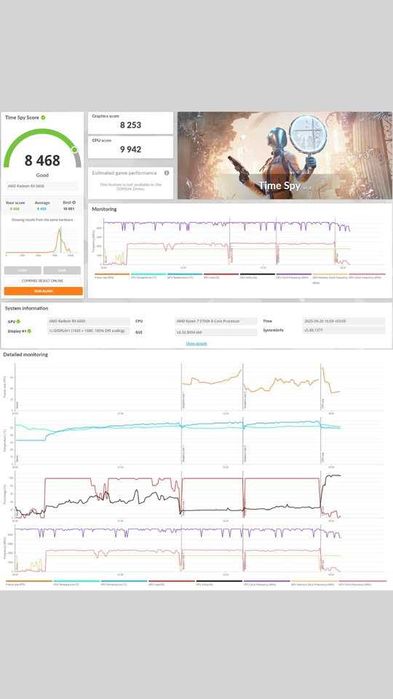 NOU! Sistem PC Gaming Ryzen7 5700X + RX 6600-Factură + Garanție 2 Ani