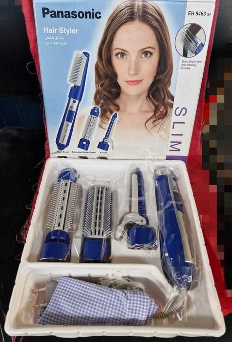 Фен с насадками\складной, плойка\утюжок для волос, новое