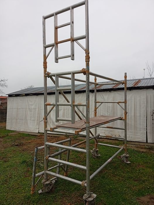 Schela aluminiu cu  roti