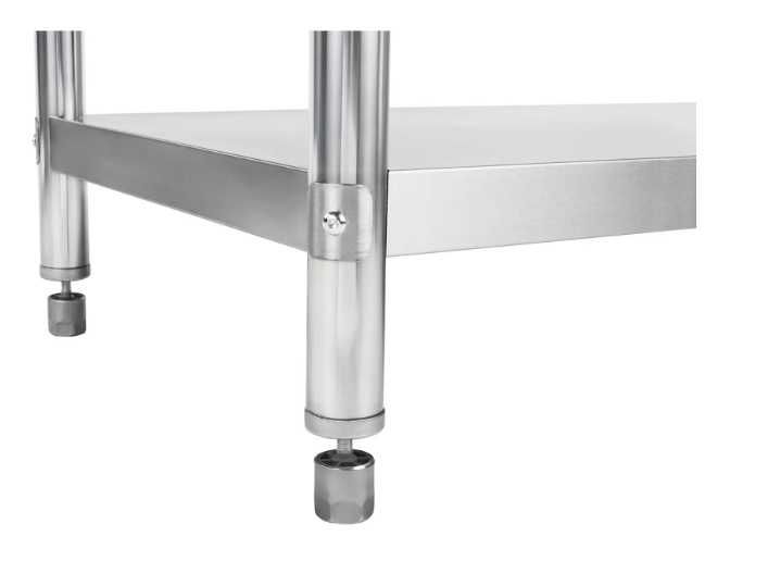 Mese din inox cu rebord 120,140,160,180,200x70x85,transport gratuit