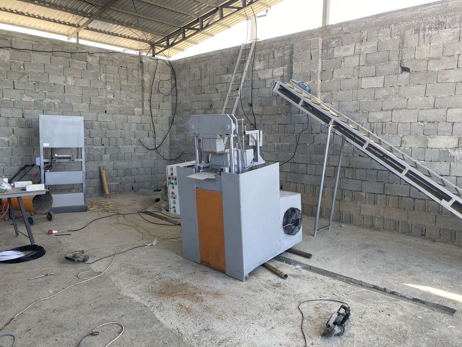 Станок Лего кирпича: Смеситель, Лента, Колун, пресс ПТМ 55А, смеситель