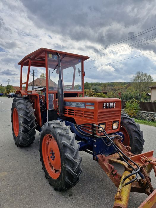 Tractor Same 4×4 cu lamă de zăpadă!!!