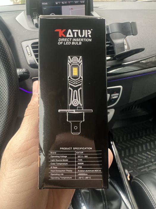 led h1 set 2 becuri katur