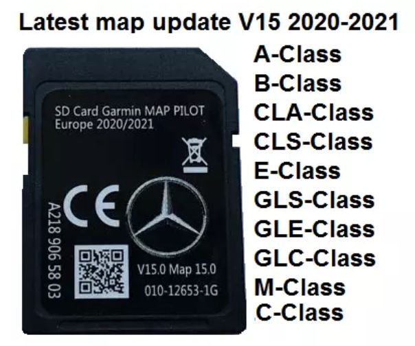 2023 Ново Оригинална Карта Star1 Garmin Map PILOT Star2 Mercedes Coman