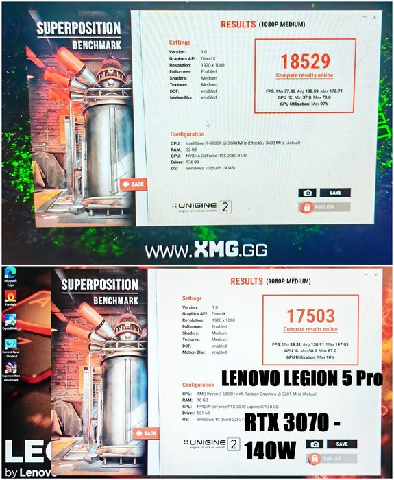 RTX 2080 8GB/Core i9 9900K/17.3 G-SYNC 144Hz IPS/16GB RAM/512GB NVMe